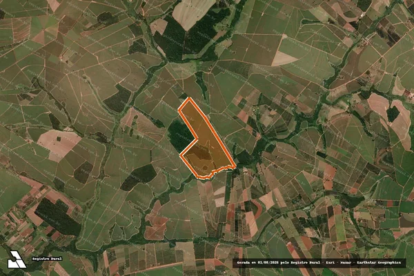 Imagem de satélite de Fazenda Canaa em MARAPOAMA - SP