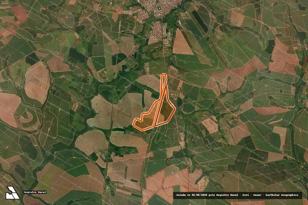 Imagem de satélite de Sitio São João em ITAJOBI - SP