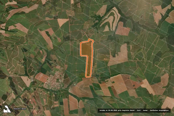 Imagem de satélite de Sitio Nossa Senhora Aparecida em MARAPOAMA - SP