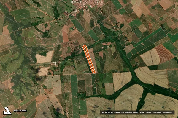 Imagem de satélite de SITIO SANTO ANTONIO em ITAJOBI - SP