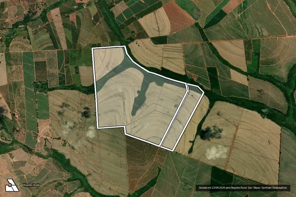 Imagem de satélite de FAZENDA SAO JOAO XIV em ITAJOBI - SP