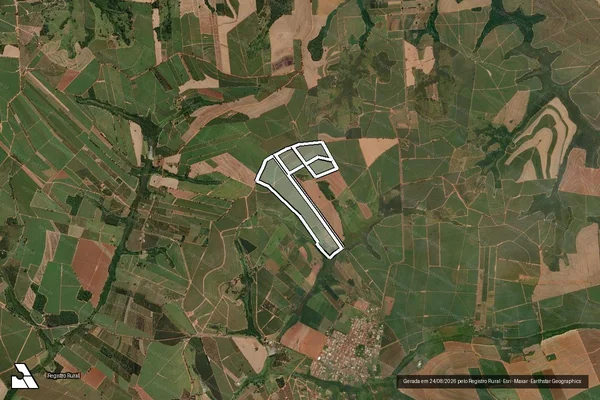 Imagem de satélite de FAZENDA SAO JOAO em MARAPOAMA - SP