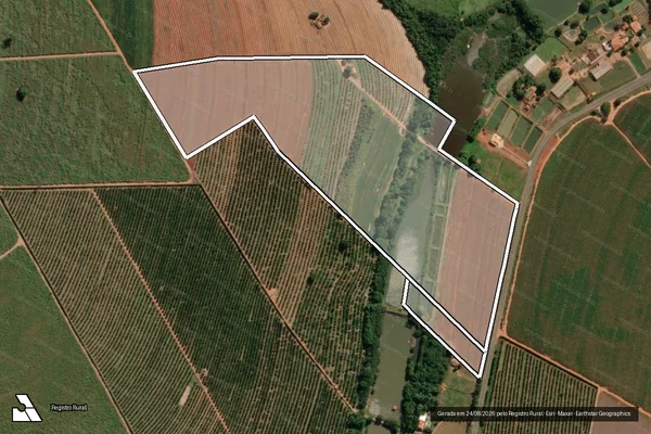 Imagem de satélite de SITIO SAO JOSE em ITAJOBI - SP