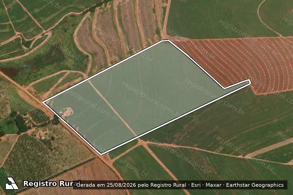 Imagem de satélite de SITIO SANTA LUZIA em ITAJOBI - SP