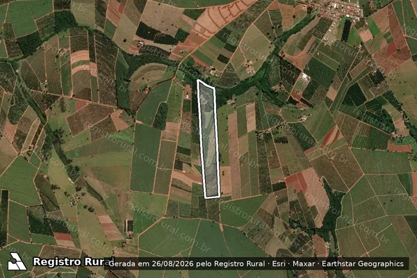 Imagem de satélite de Sitio Sao Rodrigues em ITAJOBI - SP