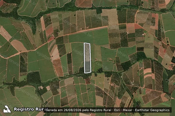 Imagem de satélite de Sitio Sao Benedito em ITAJOBI - SP