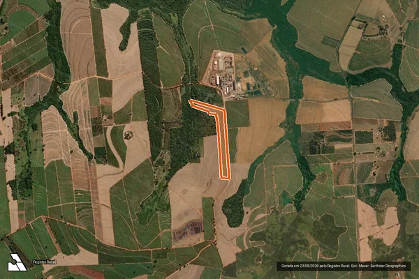 Imagem de satélite de SITIO DOIS IRMAOS em MARAPOAMA - SP