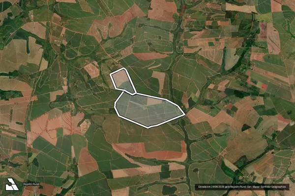 Imagem de satélite de Fazenda Santo Antonio em ITAJOBI - SP