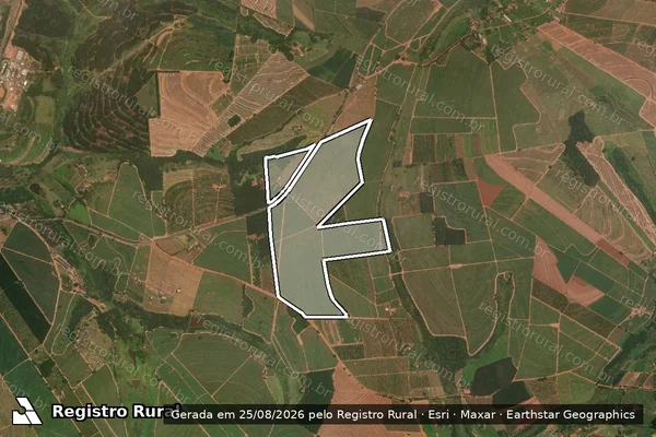 Imagem de satélite de FAZENDA SANTA ADELAIDE II em ITAJOBI - SP