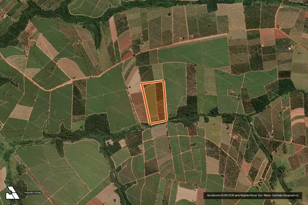 Imagem de satélite de Recanto Sao Valentim em ITAJOBI - SP