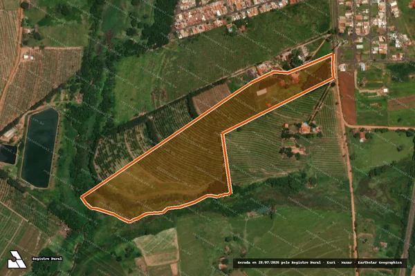 Imagem de satélite de SITIO SÃO JOSE em ITAJOBI - SP