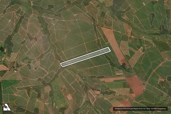 Imagem de satélite de FAZENDA SANTA RITA XV em ITAJOBI - SP