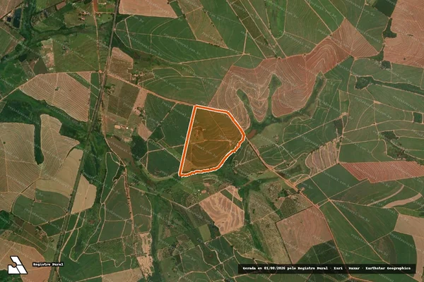 Imagem de satélite de Sitio Santa Rita em ITAJOBI - SP
