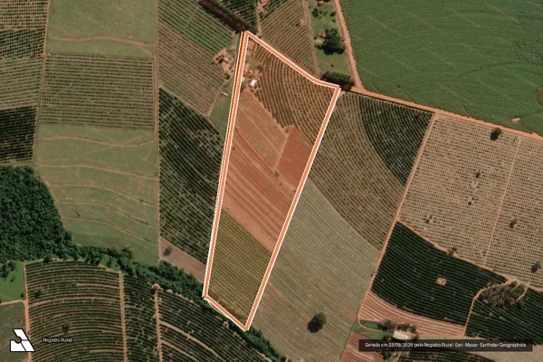 Imagem de satélite de SITIO NOSSA SENHORA APARECIDA em ITAJOBI - SP