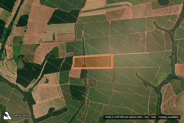 Imagem de satélite de FAZENDA SANTA IZABEL II em ITAJOBI - SP
