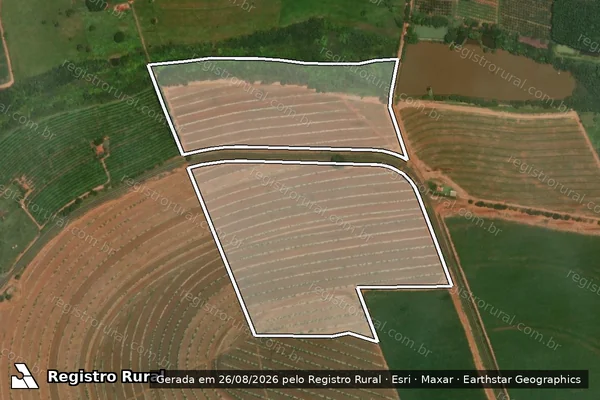 Imagem de satélite de FAZENDA SANTA LUZIA XV em MARAPOAMA - SP