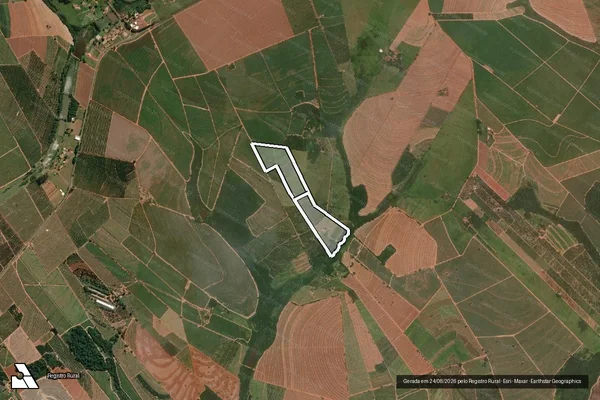 Imagem de satélite de Sitio Santo Antonio em ITAJOBI - SP