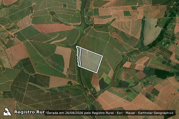 Imagem de satélite de Sitio Santo Antonio em ITAJOBI - SP