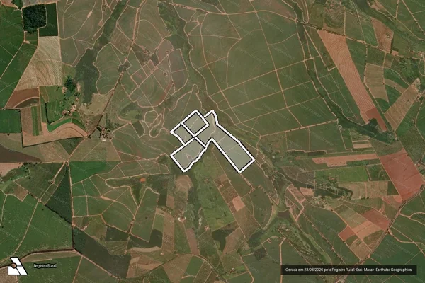 Imagem de satélite de Sitio São Judas Tadeu em ITAJOBI - SP