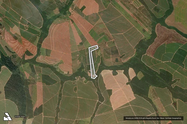 Imagem de satélite de SITIO SAO LUIS II em ITAJOBI - SP