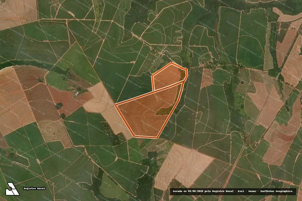 Imagem de satélite de Fazenda Imperio Do Sol em ITAJOBI - SP