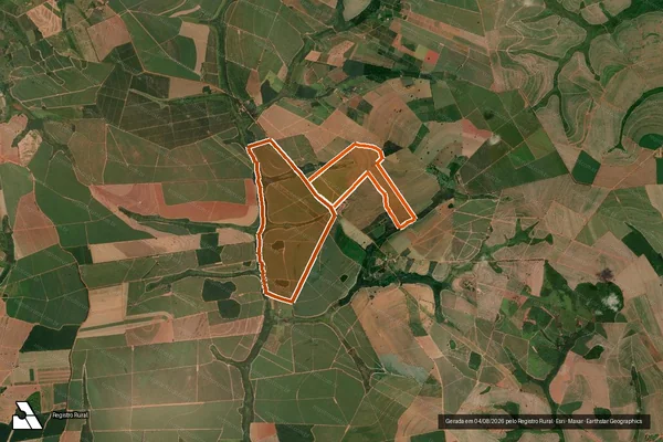 Imagem de satélite de Fazenda Santa Lucia III em ITAJOBI - SP