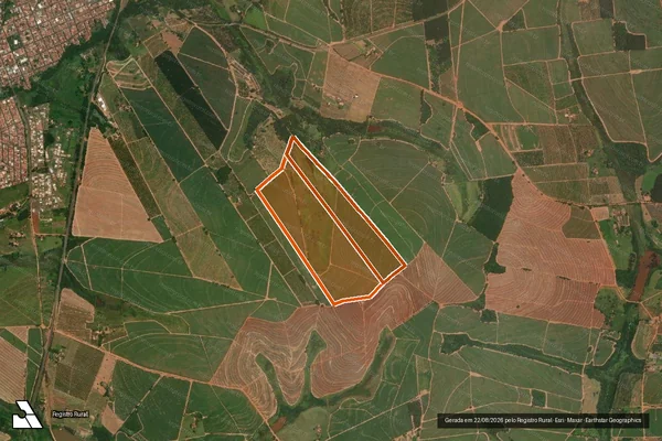 Imagem de satélite de Fazenda Rio Da Prata em ITAJOBI - SP