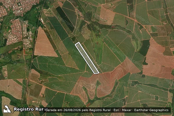 Imagem de satélite de Sitio Santo Henrique em ITAJOBI - SP