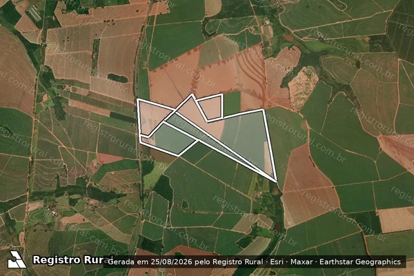 Imagem de satélite de Sitio Sao Luiz em ITAJOBI - SP