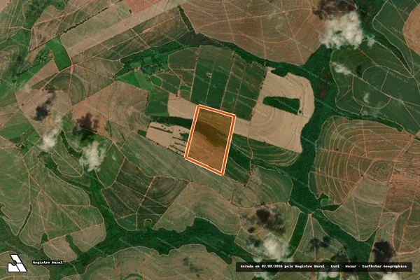 Imagem de satélite de Sitio Santo Antonio em ITAJOBI - SP