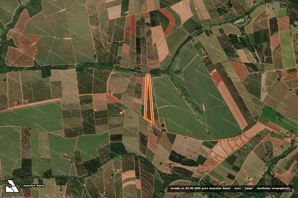 Imagem de satélite de FAZENDA AGUA LIMPA DO SERVO em ITAJOBI - SP