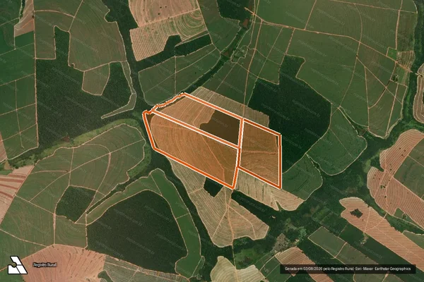 Imagem de satélite de Fazenda Santa Paula I em ITAJOBI - SP