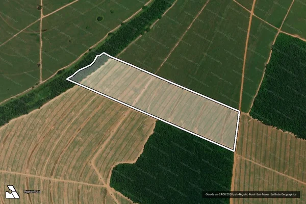 Imagem de satélite de FAZENDA SAO PEDRO em ITAJOBI - SP