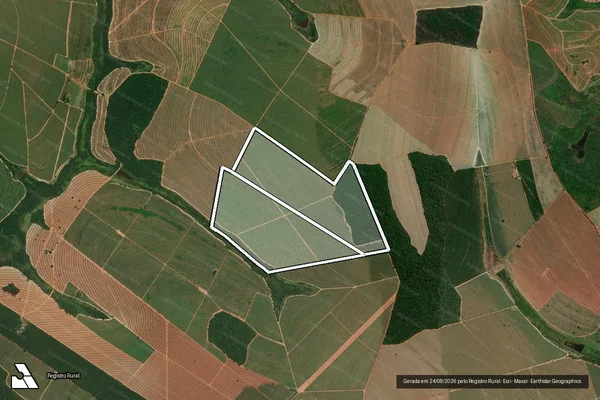 Imagem de satélite de Fazenda Santa Augusta em ITAJOBI - SP
