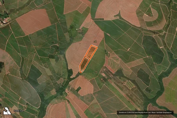 Imagem de satélite de Sitio Nossa Senhora Aparecida em ITAJOBI - SP