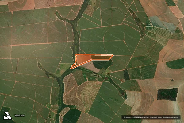 Imagem de satélite de Sitio Das Palmeiras em ITAJOBI - SP