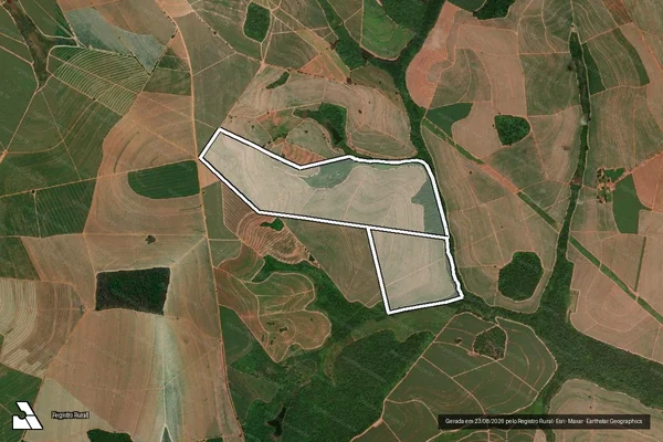 Imagem de satélite de FAZENDA SÃO DOMINGOS em ITAJOBI - SP