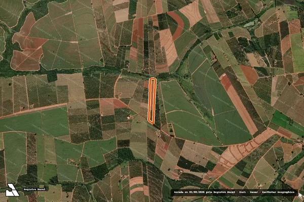 Imagem de satélite de Estancia Santa Tereza em ITAJOBI - SP