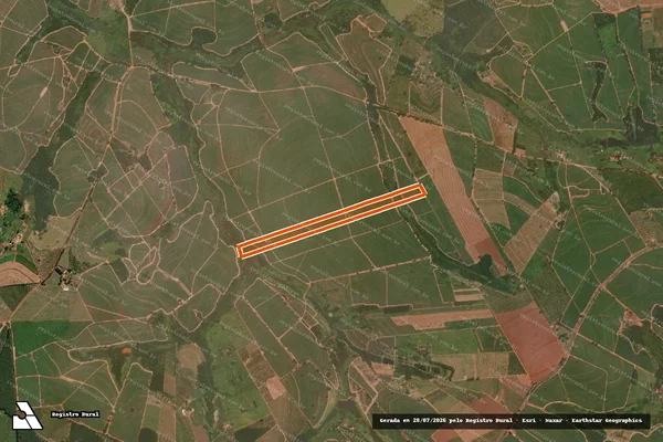 Imagem de satélite de FAZENDA SANTO ANTONIO LV em ITAJOBI - SP