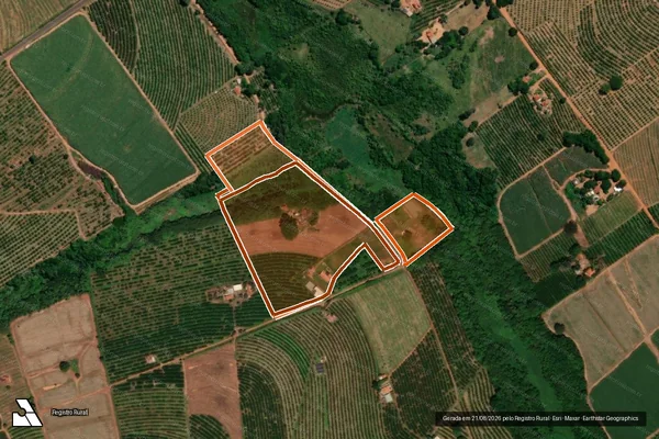 Imagem de satélite de SITIO BARRO PRETO em ITAJOBI - SP