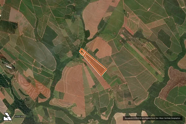 Imagem de satélite de SITIO SANTA MARIA em ITAJOBI - SP