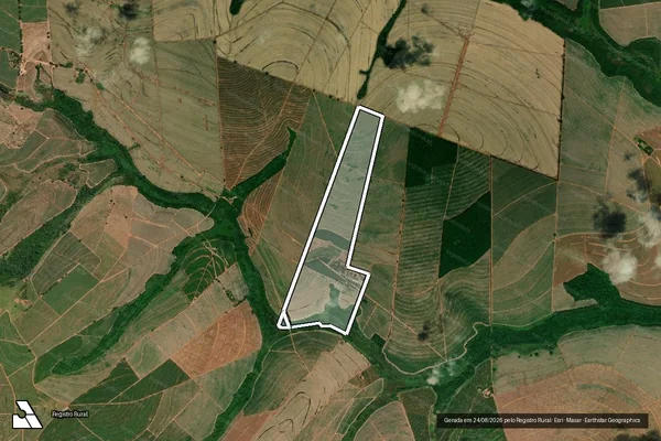 Imagem de satélite de Fazenda Santa Helena em ITAJOBI - SP