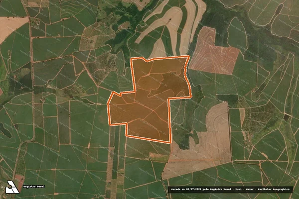 Imagem de satélite de Fazenda Lagoa Seca em MARAPOAMA - SP