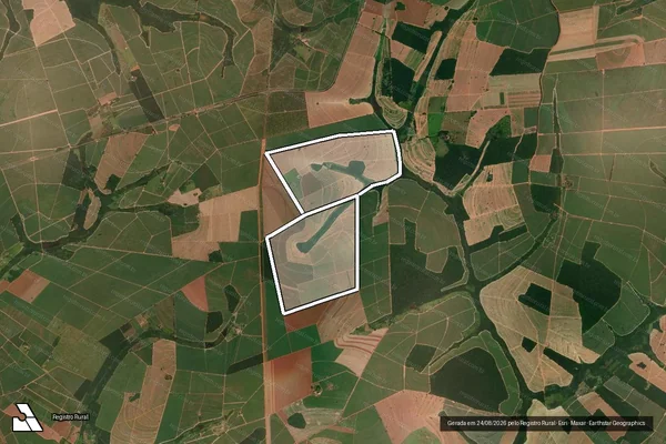 Imagem de satélite de Fazenda Palmeiras em ITAJOBI - SP
