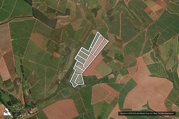 Imagem de satélite de SITIO BELA VISTA em ITAJOBI - SP