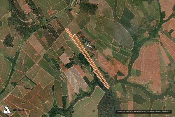 Imagem de satélite de Sitio Sao Geraldo em ITAJOBI - SP