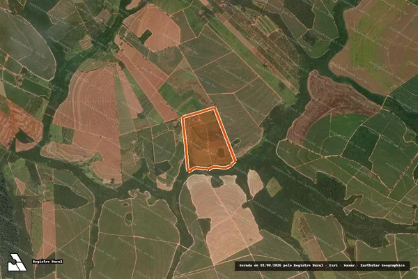 Imagem de satélite de Sitio Tres Pontes em ITAJOBI - SP
