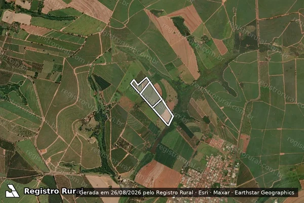 Imagem de satélite de Sitio Fartura em ITAJOBI - SP