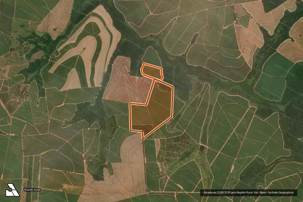 Imagem de satélite de Fazenda Pico Alto Quinhao 3 em ITAJOBI - SP