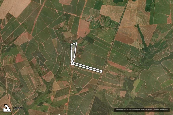 Imagem de satélite de SITIO SAO LUIZ em ITAJOBI - SP